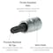 Teng Tools 1/4INCHDR.TX.SOCKET, M141230T-C M141230T-C - alternate 4